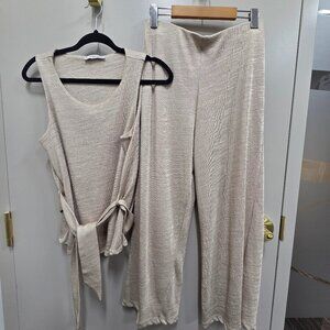 Mango Suit Knit Two‑Piece Set